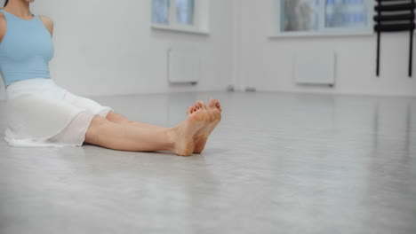 ballet stretching session