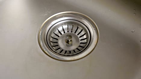 stainless steel kitchen sink hole drain.