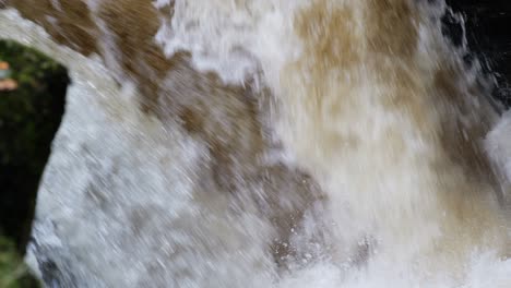 close-up of a waterfall