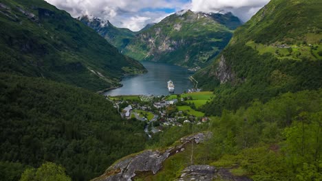 geiranger fjord, norway.