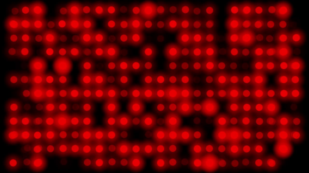 luz de fiesta con led brillante de 4k, loopable, efecto de luz, bokeh, animación de clubes nocturnos, fondo de color negro