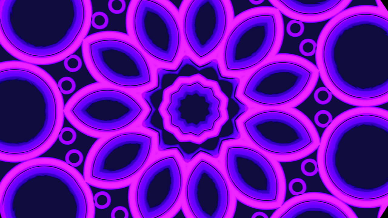 Design Mandala Astratto Viola