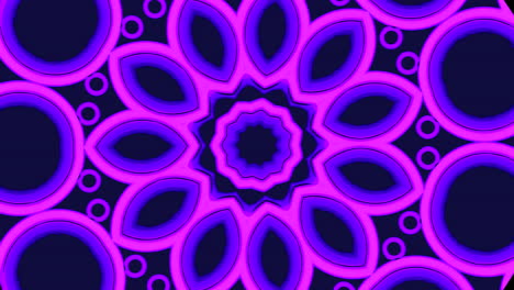 diseño abstracto de mandala púrpura