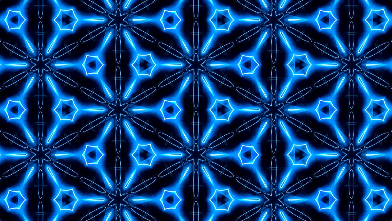 el fondo caleidoscópico azul fractal