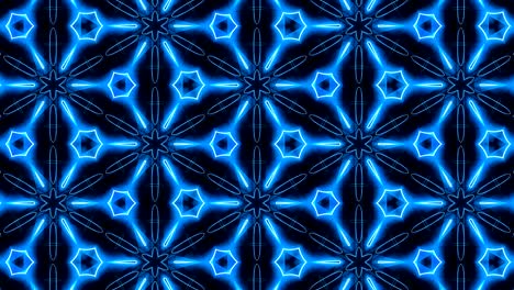 el fondo caleidoscópico azul fractal