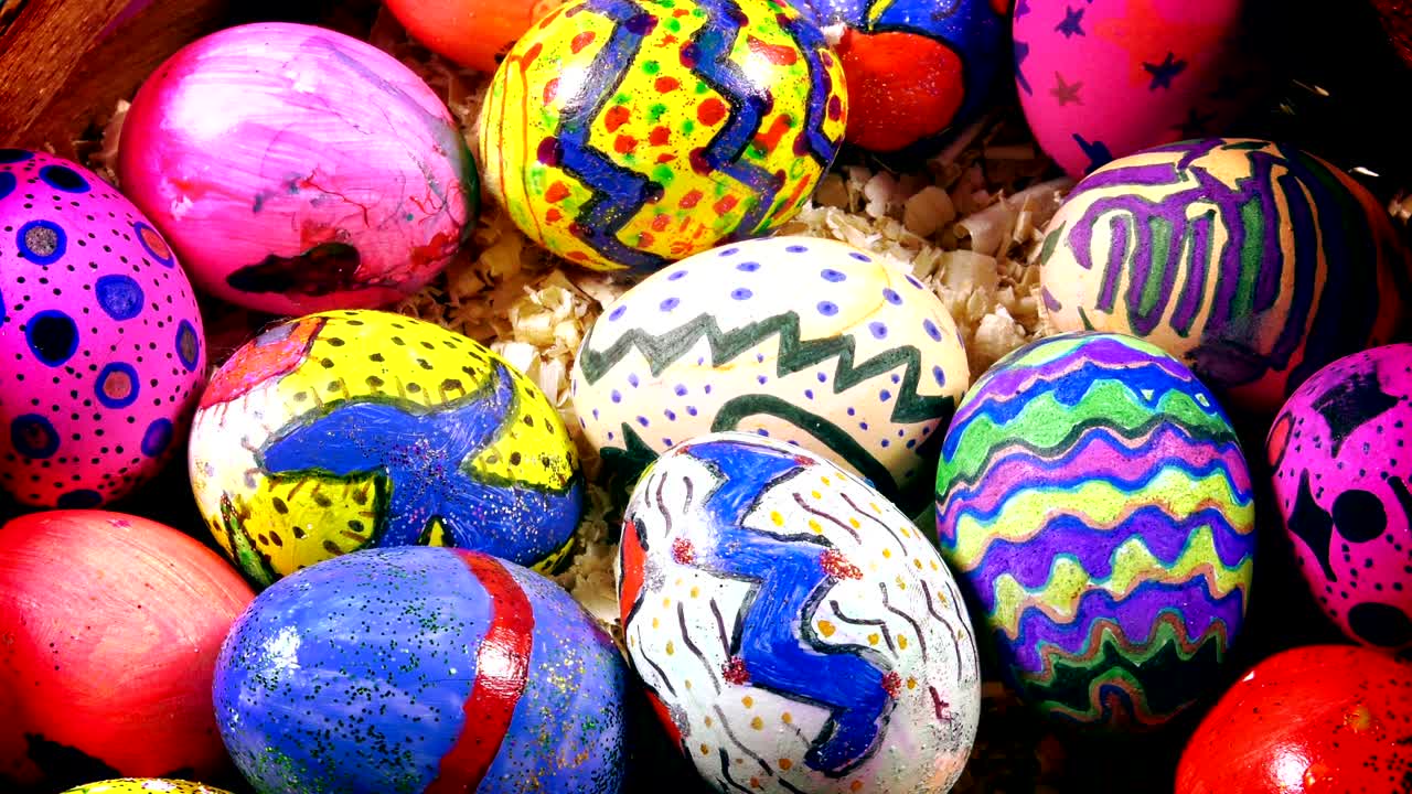 Easter Paschal Eggs Celebration