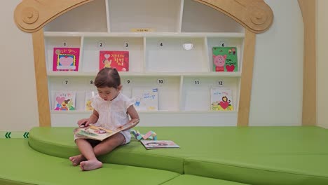 Lindo-Niño-Leyendo-Libros-En-El-área-De-Lectura-Infantil-De-La-Tienda