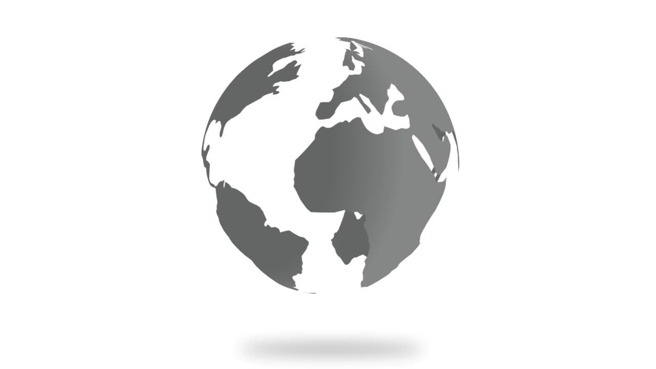 abstract globo gris planeta tierra