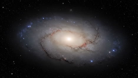 a mesmerizing view of a spiral galaxy in space