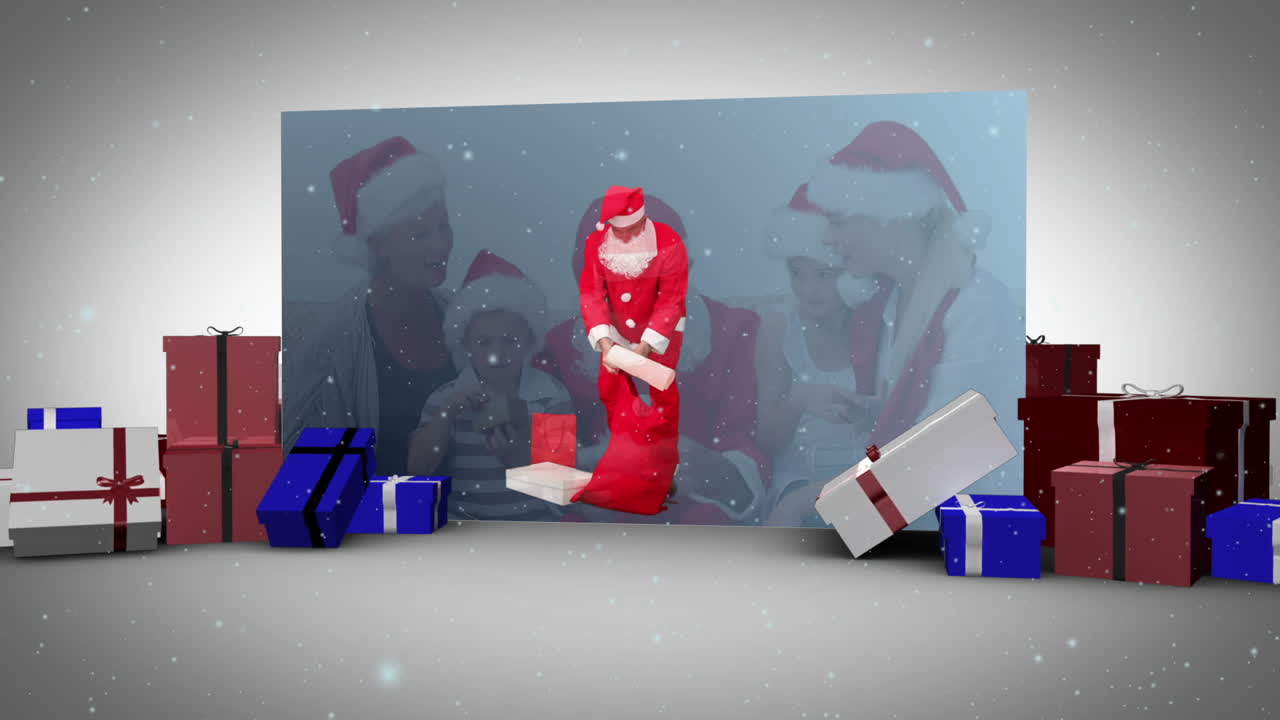 큰 스크린 크리스마스 및 가족 애니메이션