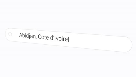 searching website for abidjan, cote d'ivoire