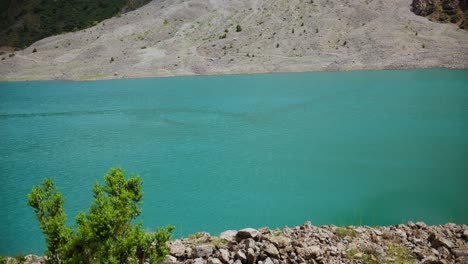 lake in the mountains of uzbekistan. central asia tian shan mountains, lake badak. 12 of 27
