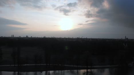 munich kleinhesseloher lake fotage