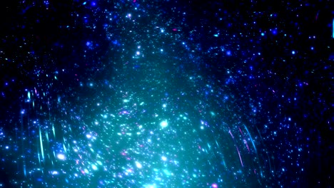 círculo de fondo de partículas brillantes de colores