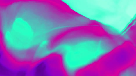 animación de formas púrpuras sobre un fondo azul.