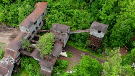 coal temple rusted and abandoned