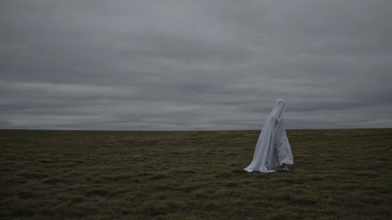 Ghost Figure in a Field