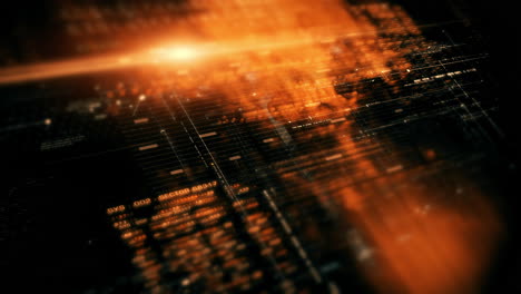 simulación avanzada de matrices de datos con un entorno digital de vanguardia con una visualización dinámica e inmersiva de las redes de información de matrices de datos interconectadas