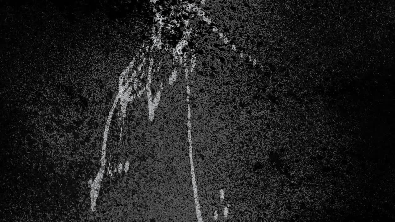 vibrantes salpicaduras de pintura blanca y negra en el fondo