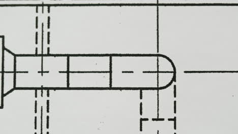 close-up of technical drawings and schematics
