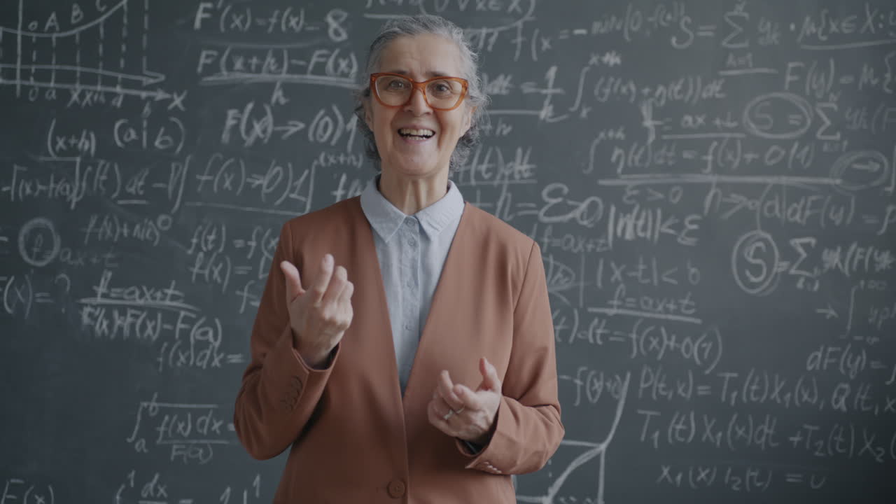 Teacher Explaining Math Concepts