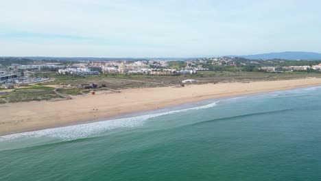 praia de são roque beach in lagos, portugal, showcasing the coastline, aerial view