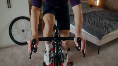 indoor cycling workout at home