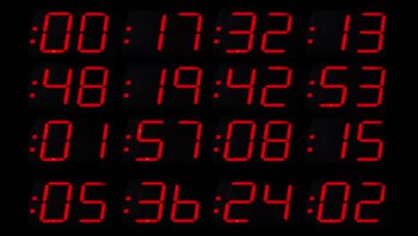 reloj led rojo 05