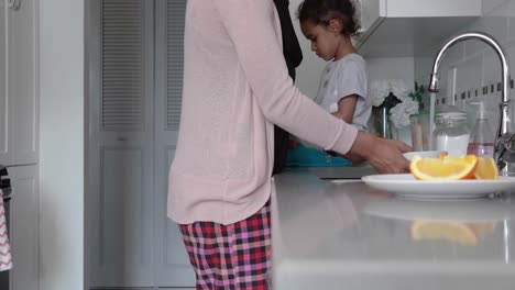 Mother-and-daughter-at-home