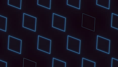 patrón cuadrado azul en fondo negro diseño de fondo de sitio web o aplicación