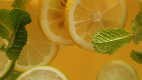 refreshing citrus & mint drink