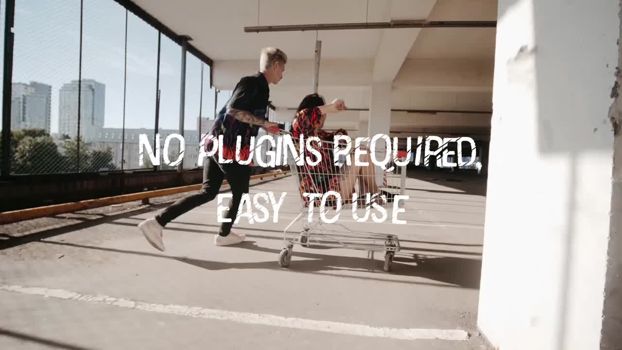 Energetic Young People Running and Playing in Urban Parking Garage