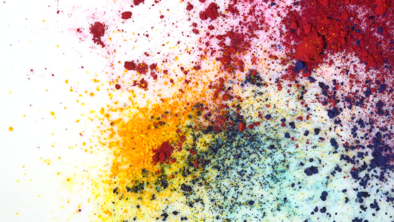 Colorful Powder Explosion