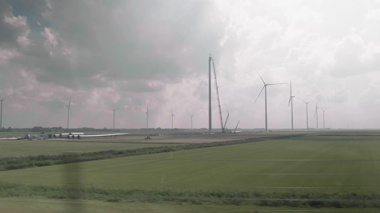 풍차와 간척지의 네덜란드 풍경 촬영