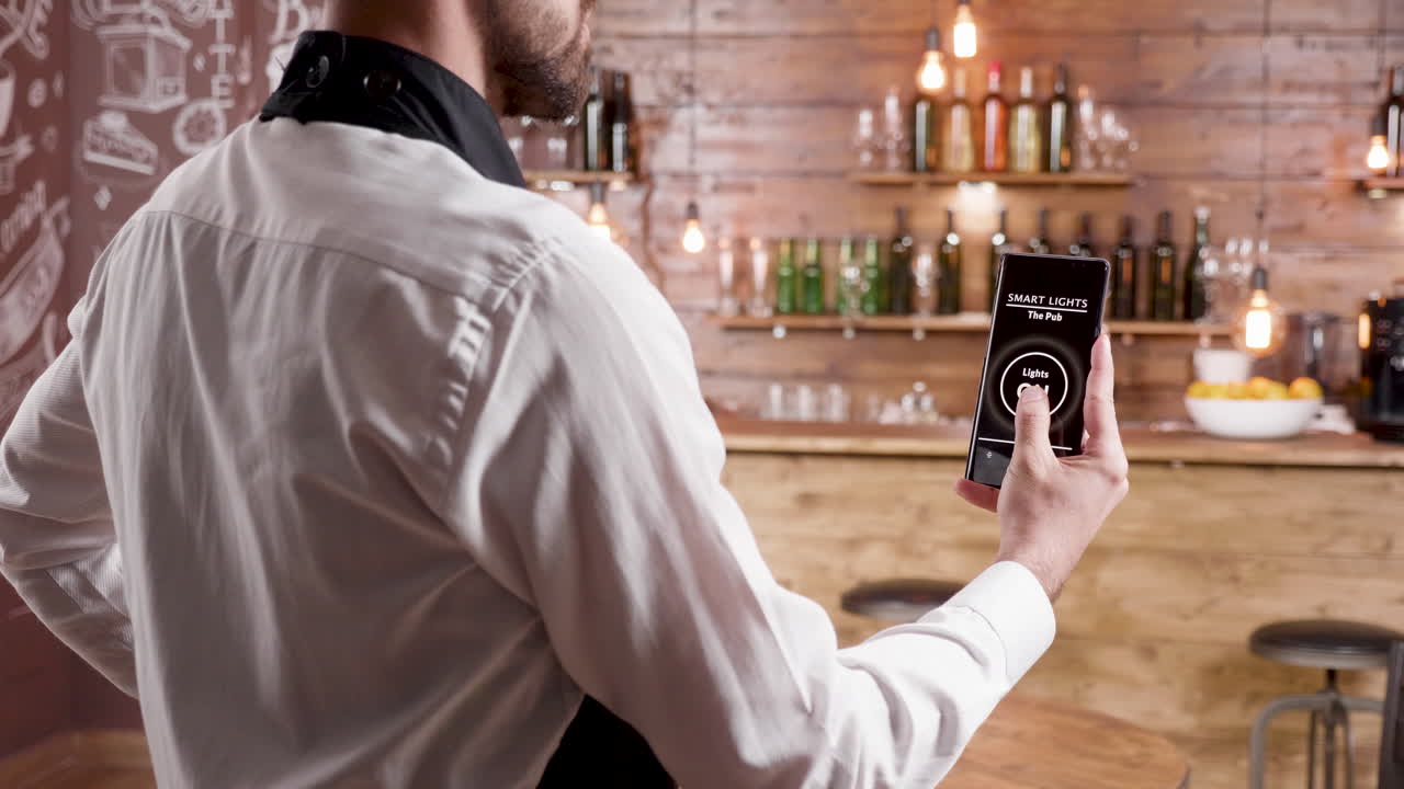 Smart Lights Control in a Pub