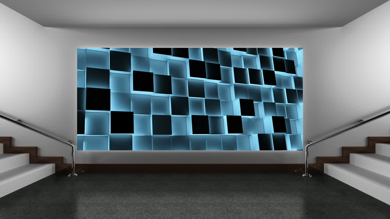 анимированное видео на холсте