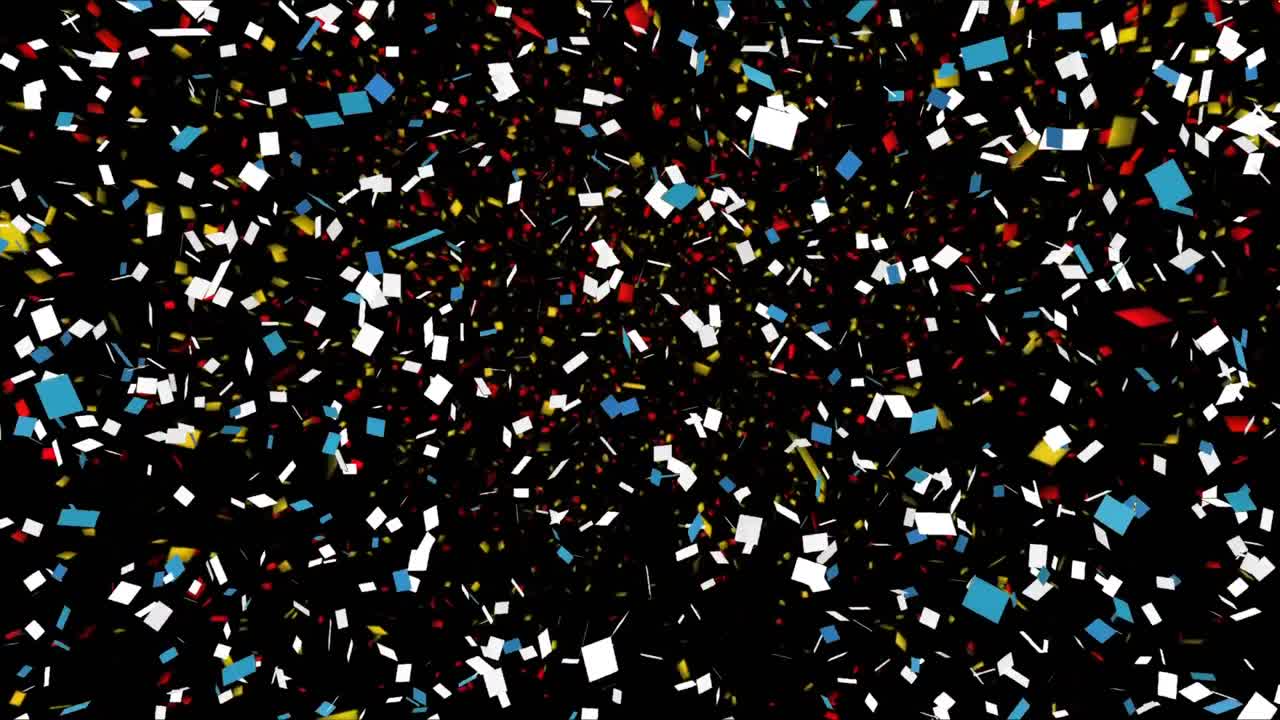 farverig konfetti