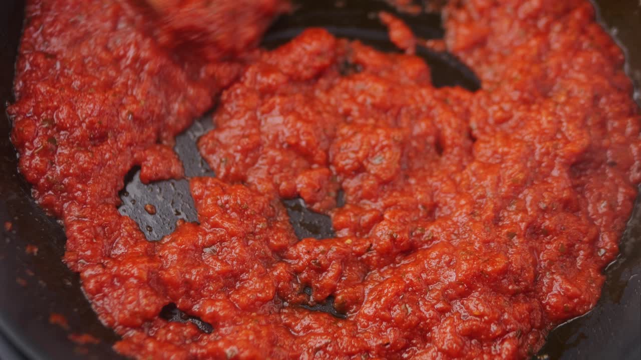 Cooking Homemade Tomato Sauce