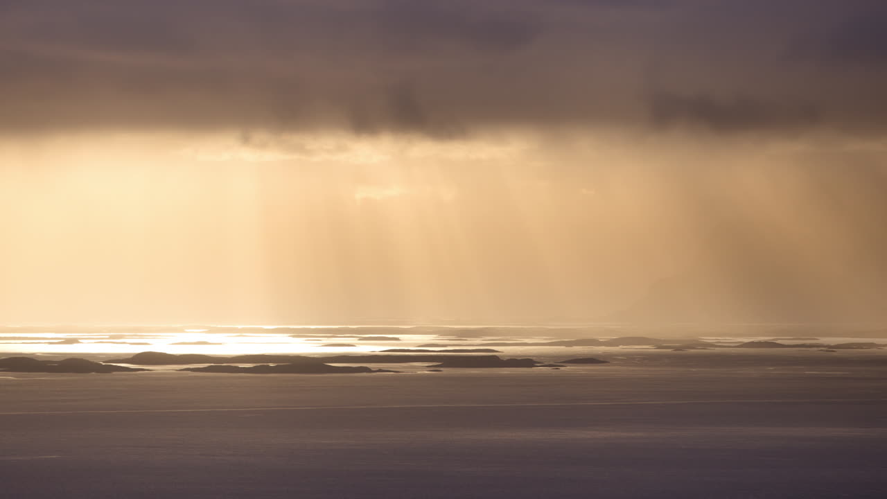 노르웨이 광선 일몰 02