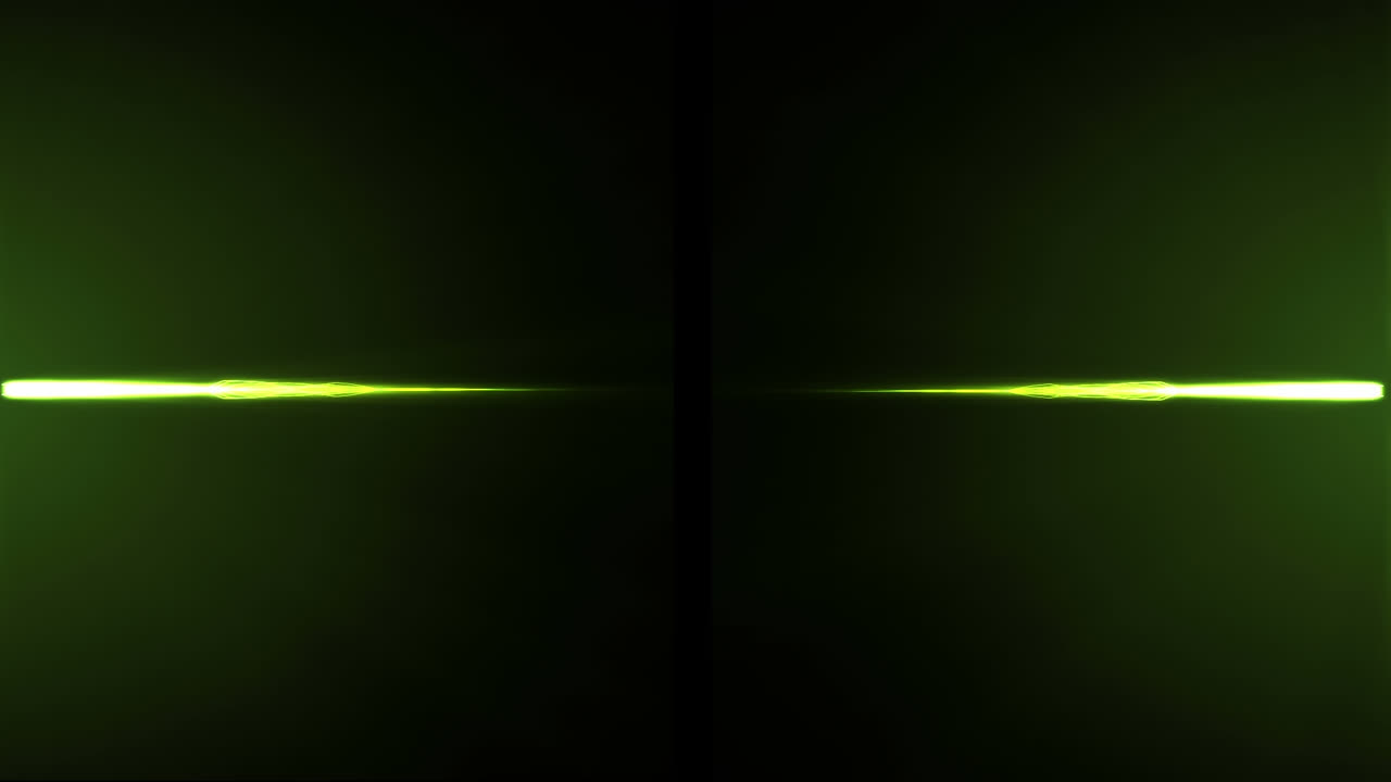 líneas brillantes sobre un fondo negro