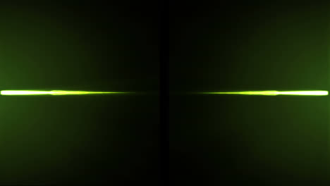 líneas brillantes sobre un fondo negro