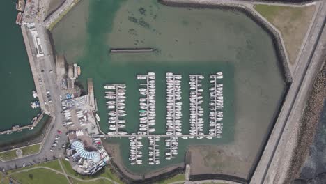 Non-functional-boats-docked-at-Howth-harbour-Dublin-Ireland