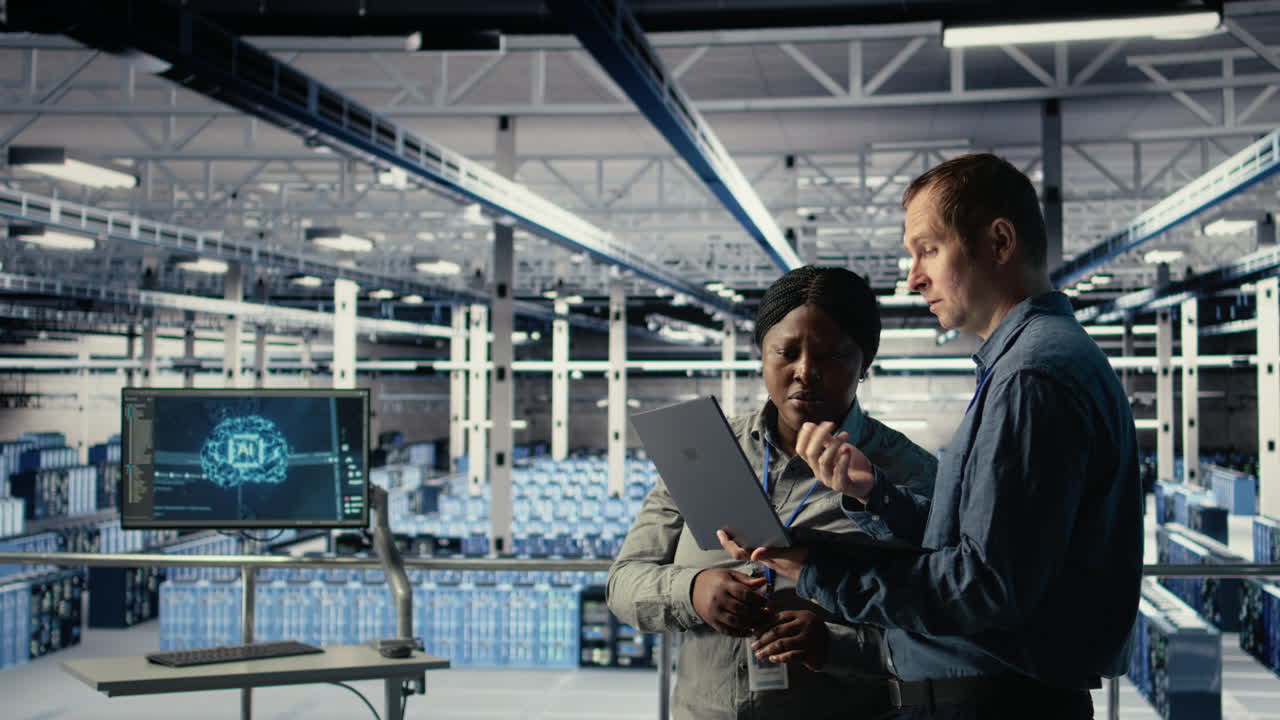 Team Of Engineers In Server Hub Optimizing Deep Learning Ai Systems