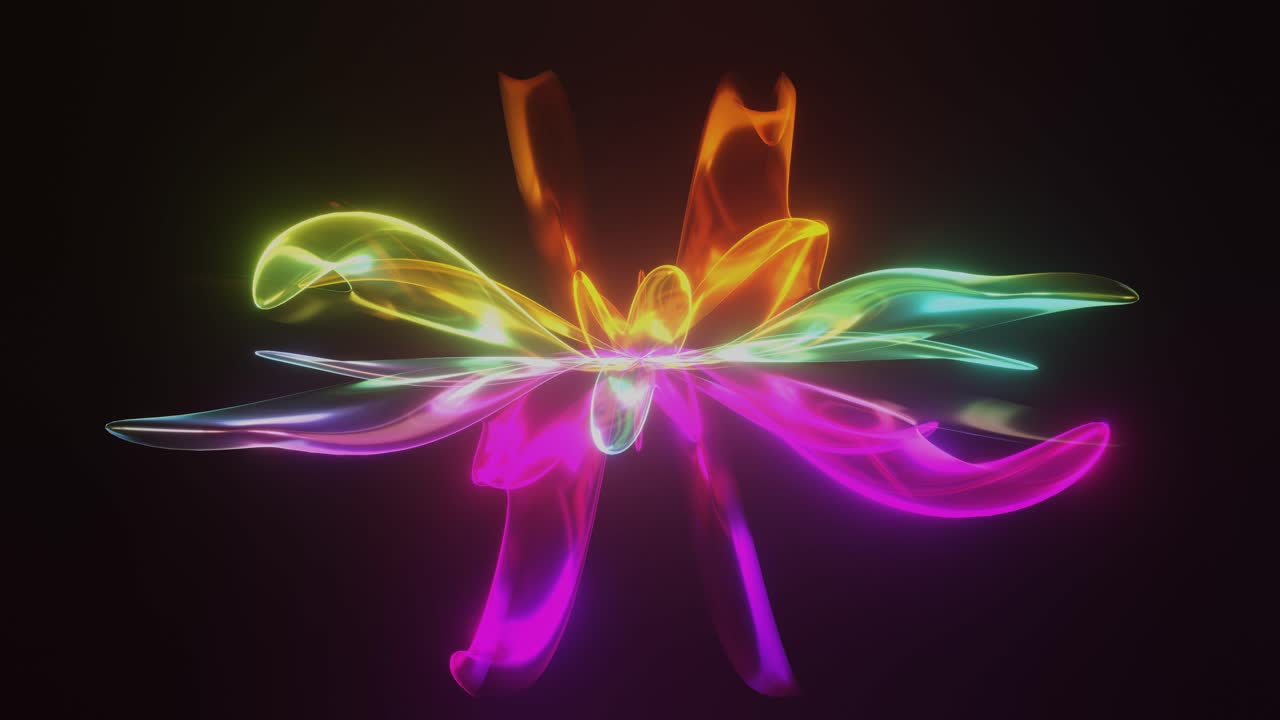 Holografisk blomst.