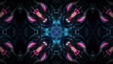 caleidoscopio inconsútil mosaico boho patrón de fondo
