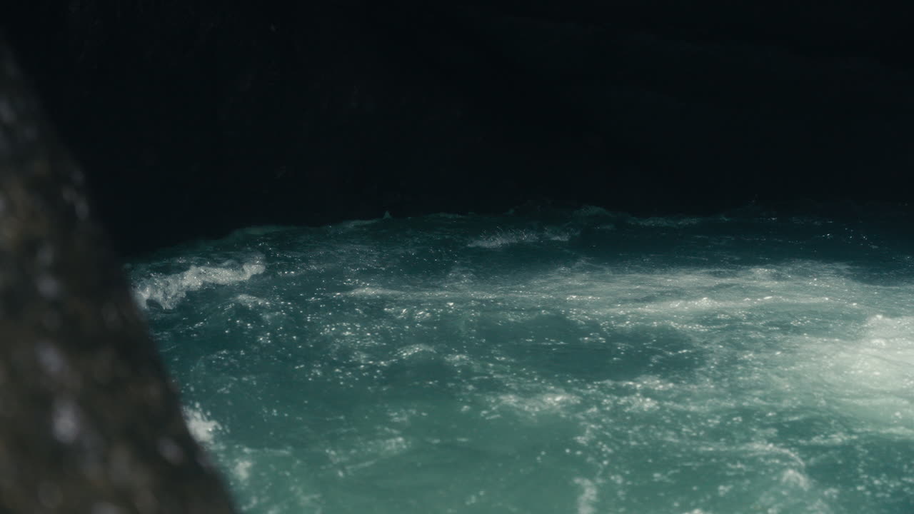 River Rapids in a Dark Cave