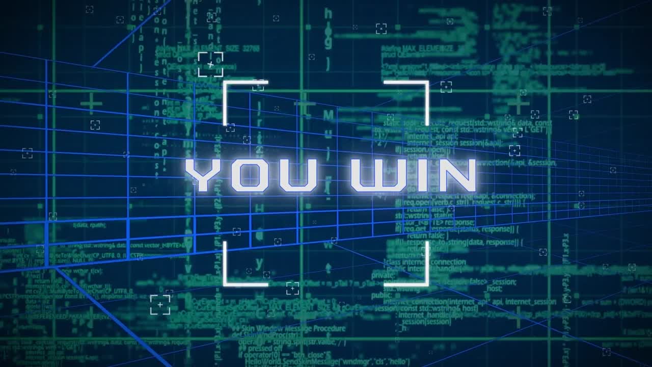 마커, 데이터 처리 및 연결 네트워크에 대한 텍스트를 이기는 애니메이션