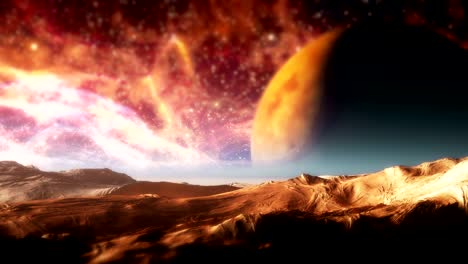 in space planet 4k