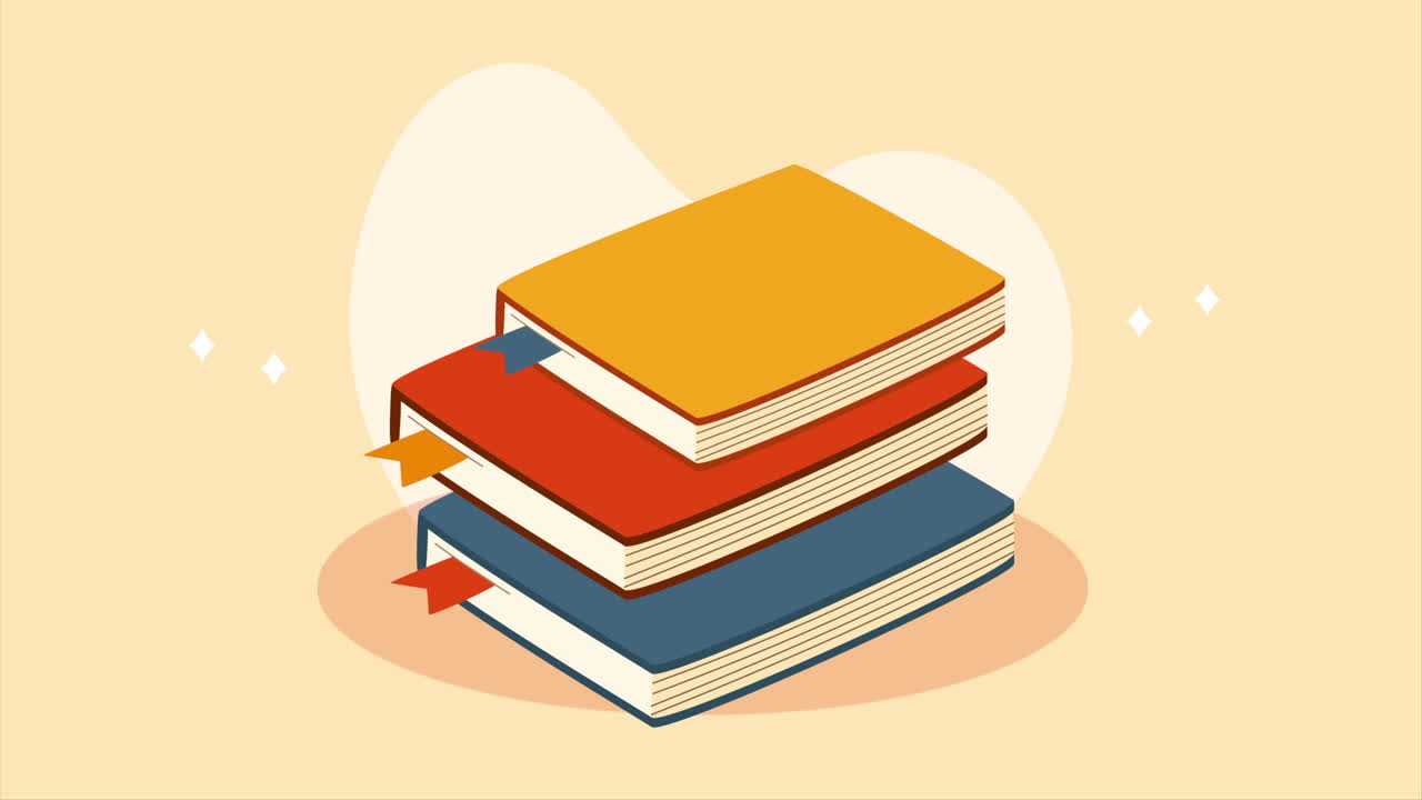 Stack of Books Illustration