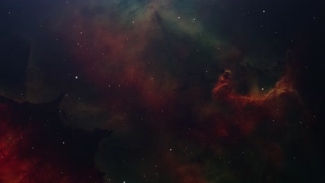 hacia la nebulosa en el universo, fondo espacial